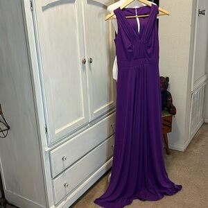 Chaya Long Evening Gown Purple